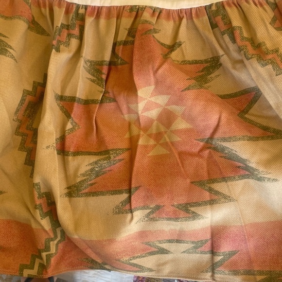 Vintage Ralph Lauren Navajo Southwest bedskirt - Picture 1 of 4